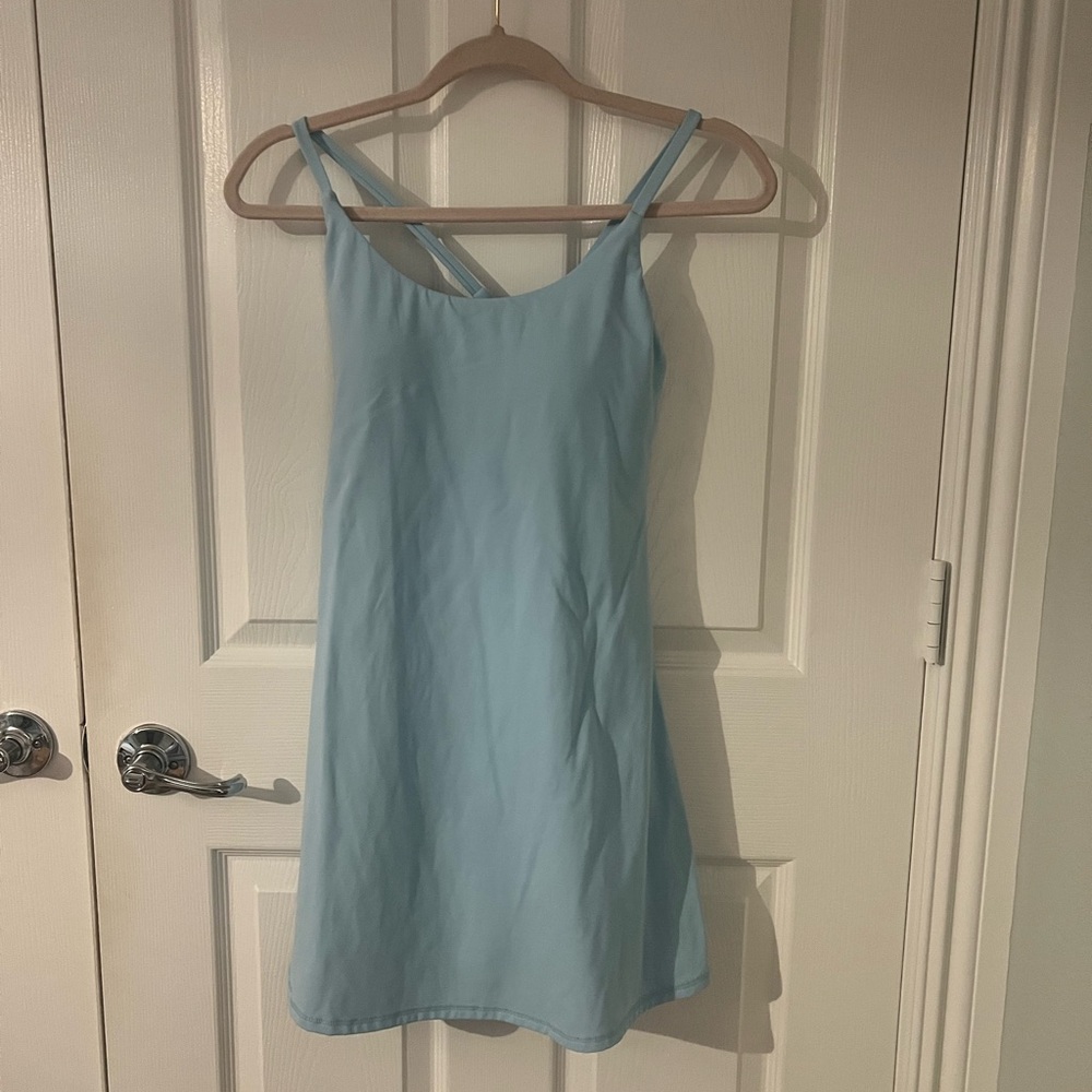Halara all-in-one activewear skirted skort dress, size Small